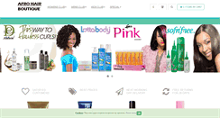 Desktop Screenshot of afrohairboutique.com